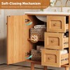CIPACHO 30 Inch Farmhouse Bathroom Vanity with Ceramic Sink, 3 Drawers & Soft-Closing Door – Perfect Storage Cabinet for Your Home - 2 of 4