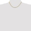 Black Bow Jewelry 2.25mm 14k Yellow Gold Solid Franco Chain Necklace - 3 of 4