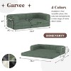 Coucheta Convertible Sleeper Sofa Collection - Corduroy Fabric, Fixed Frame, Modular for Living Room, Lounge & Studio, Multiple Colors - 2 of 4