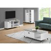 Monarch Specialties Tv Stand 48 Inch Console Media Entertainment Center Storage Cabinet Laminate Metal Grey White Contemporary Modern - 3 of 4