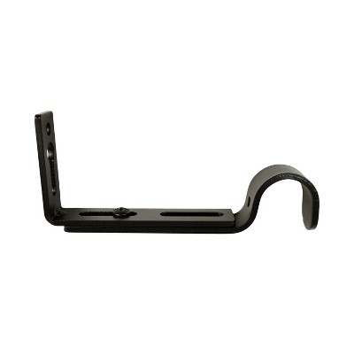 Versailles Single Strong Hold Wall Brackets Projection Pair Black