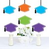 Big Dot of Happiness Hats Off Grad - Grad Cap Decorations DIY Graduation Party Essentials - Set of 20 - 2 of 4