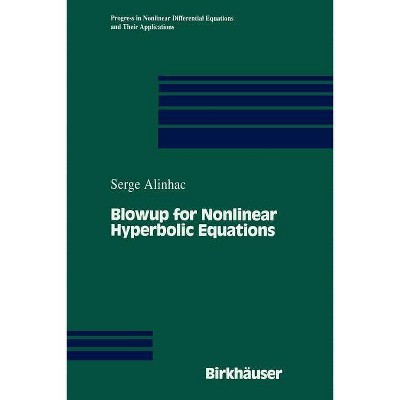 Blowup for Nonlinear Hyperbolic Equations - (Progress in Nonlinear Differential Equations and Their Appli) by  Serge Alinhac (Paperback)