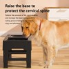 Elevated Dog Bowls, 4-Height Adjustable Raised Feeder Stand for Small Dogs/Puppies/Cats, Stainless Steel, Slow Feeder & No-Spill Water Bowl - 2 of 4