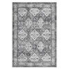 Rug Living Room Rug Washable Boho Area Rug Non Slip Low Pile Distressed Vintage Medal Floral Rugs for Living Room Bedroom - 3 of 4