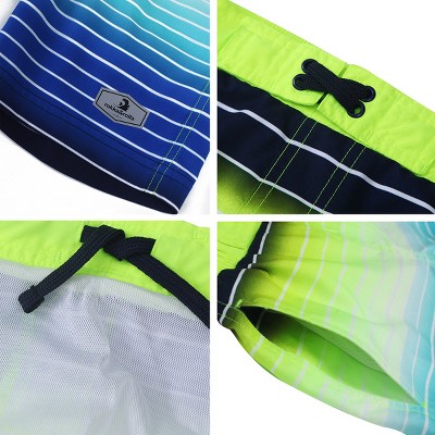 Rokka&Rolla Boys' Swim Trunks-Stripe Neon, size 14-16 — фото 6