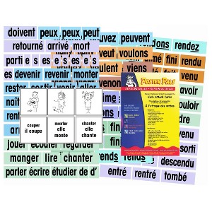 Poster Pals Verb Attack Card Set, French - 1 of 2