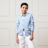 Hope & Henry Boys'  Long Sleeve Tipped Cardigan Sweater, Kids - 2 of 4