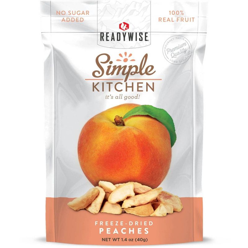 Wise Company Vegan Gluten Free Sliced Peaches Freeze Dried 1.4oz/6ct, 3 of 6