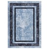 Bordered Area Rugs for Living Room, Modern Machine Washable Non Slip Low Pile Rug for Dining Room Home Office - 3 of 4