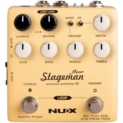 NUX NAP-5 Stageman Floor Preamp/DI Acoustic Guitar Pedal