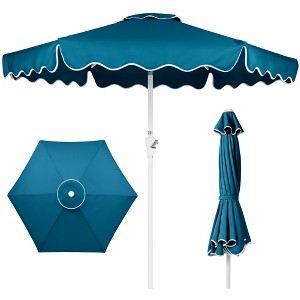 best vented patio umbrella PatioKingdom 3 Tier with Lights, Outdoor Market Umbrella for Yard  Patio Kingdom Enjoy the perfect blend of functionality and style as the energy The 8 Best Patio Umbrellas