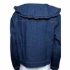 Women's Denim Peter Pan Collar Jacket - entro - 3 of 4