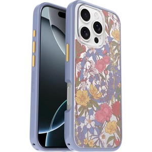 OtterBox SYMMETRY SERIES Case w/MagSafe for Apple iPhone 16 Pro - Floral Purple (77-96396) - Certified - 1 of 3