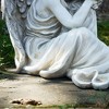 Northlight 19" Resting Angel Religious Outdoor Patio Garden Statue - Ivory - 4 of 4