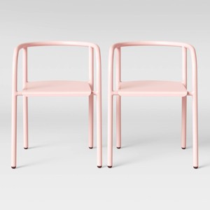 Set of 2 Kids' Metal Activity Chairs - Pillowfort™ - 1 of 4