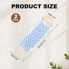 Unique Bargains Woven Cotton Rope Wooden Rings Handmade Towel Rings - 2 of 4