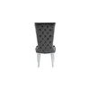 Meridian Furniture,Serafina Grey Velvet Dining Chair, Set of 2 - 3 of 4