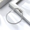 Classic Tennis Bracelet for Women Sterling Silver 2mm Cubic Zirconia Ginger Lyne Collection - 3 of 4