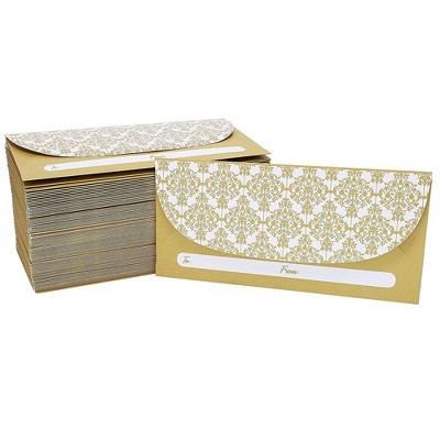 Juvale 100-Pack Currency Envelopes for Cash Gifts, Graduations, Weddings and Birthdays, 6.5 X 3 inches