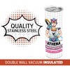 SMASHCRAFT 20 ounce Stainless Steel Double Walled Insulated Travel Tumbler Coffee Mug Cup, Athena Comic - 4 of 4