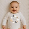 Everyday Kids “My 1st Halloween” Long Sleeve Baby Onesie – Cute Ghost and Pumpkin Print – Soft Cotton Bodysuit for Newborns and Infants - 2 of 3