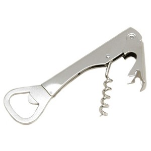 Chef Craft Combination Compact Corkscrew and Bottle Opener - Great for Travel and Camping - 1 of 4