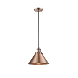 Briarcliff - 1 Light Cord Hung Mini Pendant In Traditional Style-8 Inches Tall and 10 Inches Wide - 1 of 1