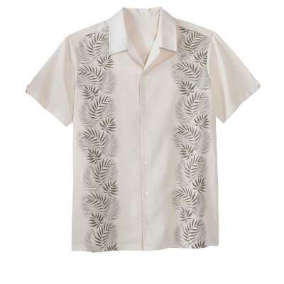 KingSize Men's Big & Tall Short Sleeve Island Shirt