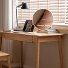 Wood Writing Desk,Study Desk for Bedroom,Wood Desk with Drawers,Modern Furniture Simple Study Makeup Workstation - 2 of 4