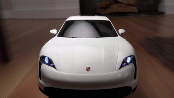 Sharper Image Toy RC EV Porsche, 2 of 9, play video