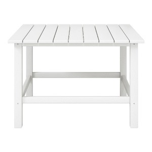 WestinTrends Malibu Kids Outdoor Patio Furniture HDPE 30" Wide Square Dining Table - 1 of 4