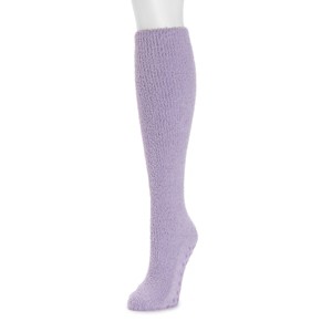 MUK LUKS Womens Micro Chenille Knee High Socks - 1 of 4