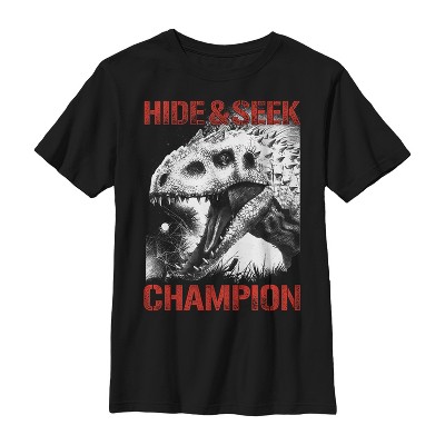 Boy's Jurassic World Hide and Seek Champion T-Shirt