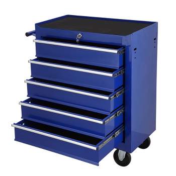 Tool Chest,5 Drawers Tool Cart with Wheels,Metal Rolling Tool Cart Storage for Garage