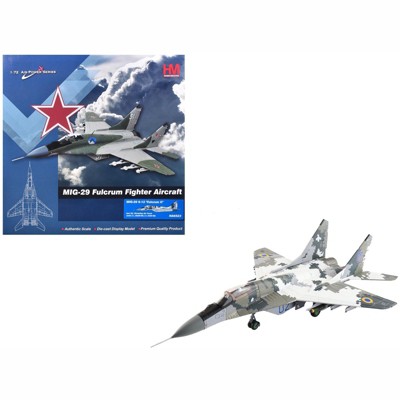 Mikoyan MiG-29 Fulcrum-C Fighter Aircraft "Blue #02" (2022) Ukrainian Air Force 1/72 Die Cast Model by Hobby Master