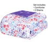 The Lakeside Collection Liberty Floral Comforter Set or Pillow - King Comforter Set 3 Pieces - 2 of 4