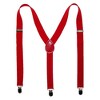 CTM Men's Plaid Print Bow Tie with Solid Suspender Set - 2 of 4