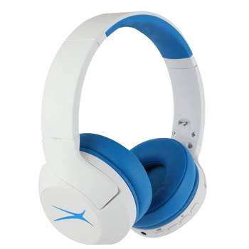 Altec Lansing Kid Safe Active Noise Cancelling Bluetooth Wireless Headphones - Wave Blue
