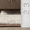 Nuloom Kelsee Vintage 4x6 Indoor Area Rug for Living Room Bedroom Dining Room Kitchen, Rust/Ivory - 3 of 4