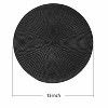 Aoibox Round Braided Placemats for Dining Tables, Natural Woven Heat Resistant Table Mats, Set of 4, Perfect for Indoor and Outdoor Use - 3 of 4