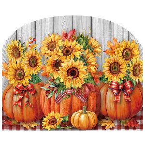 Briarwood Lane Fall Art Sign 8.25x10.25 Sunflowers in Pumpkin For Fall Art Sign - 1 of 4