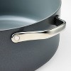 8qt Nonstick Ceramic Coated Aluminum Wide Stock Pot - Figmint™ - 3 of 4