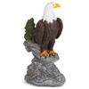 Dicksons Eagle On Stone Natural Brown 6 inch Resin Stone Decorative Tabletop Figurine - 2 of 4