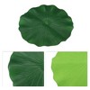 Unique Bargains Artificial Lotus Leaves for Garden Ponds Pool Decoration Green 14.96" 1pcs - 3 of 4