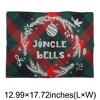 Unique Bargains Christmas Place Mats Linen Red Green 13"x17.7" 2 Pcs - 3 of 4