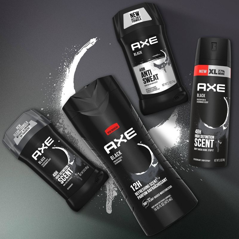 Axe Black Deodorant Body Spray - Floral/Woodsy/Fresh/Fruity/Cedar Scent - 5.1oz, 6 of 7