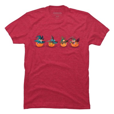 Men's Design By Humans Halloween pumpkins By rabbitswork T-Shirt