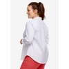 ellos Plus Size Emma Button-Down Shirt - 3 of 4