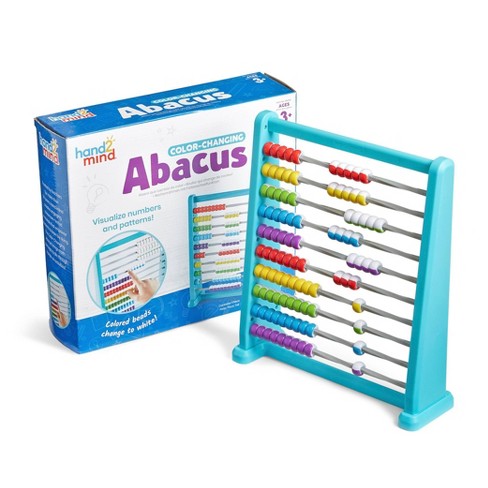 hand2mind Color Changing Abacus: Counting Beads, Math & Counting Kits, Educational Toy for Kids, Ages 3+ - image 1 of 4